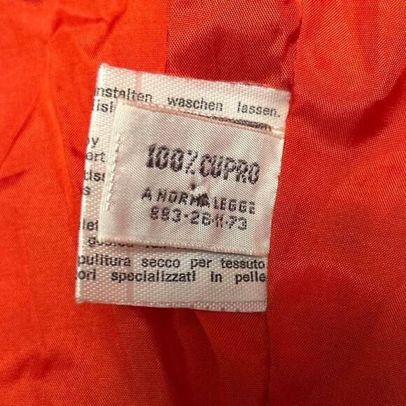 Perfect Vintage Bally of Switzerland Red Supple Leather Bomber jacket Women’s 6 - Picture 15 of 16